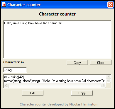 [ADDON] Character counter
