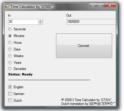 [Application] Time Converter 1.2