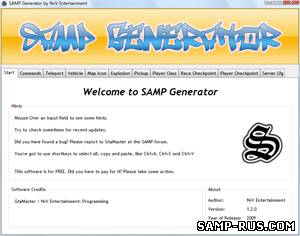 SA-MP Generator v1.2.0